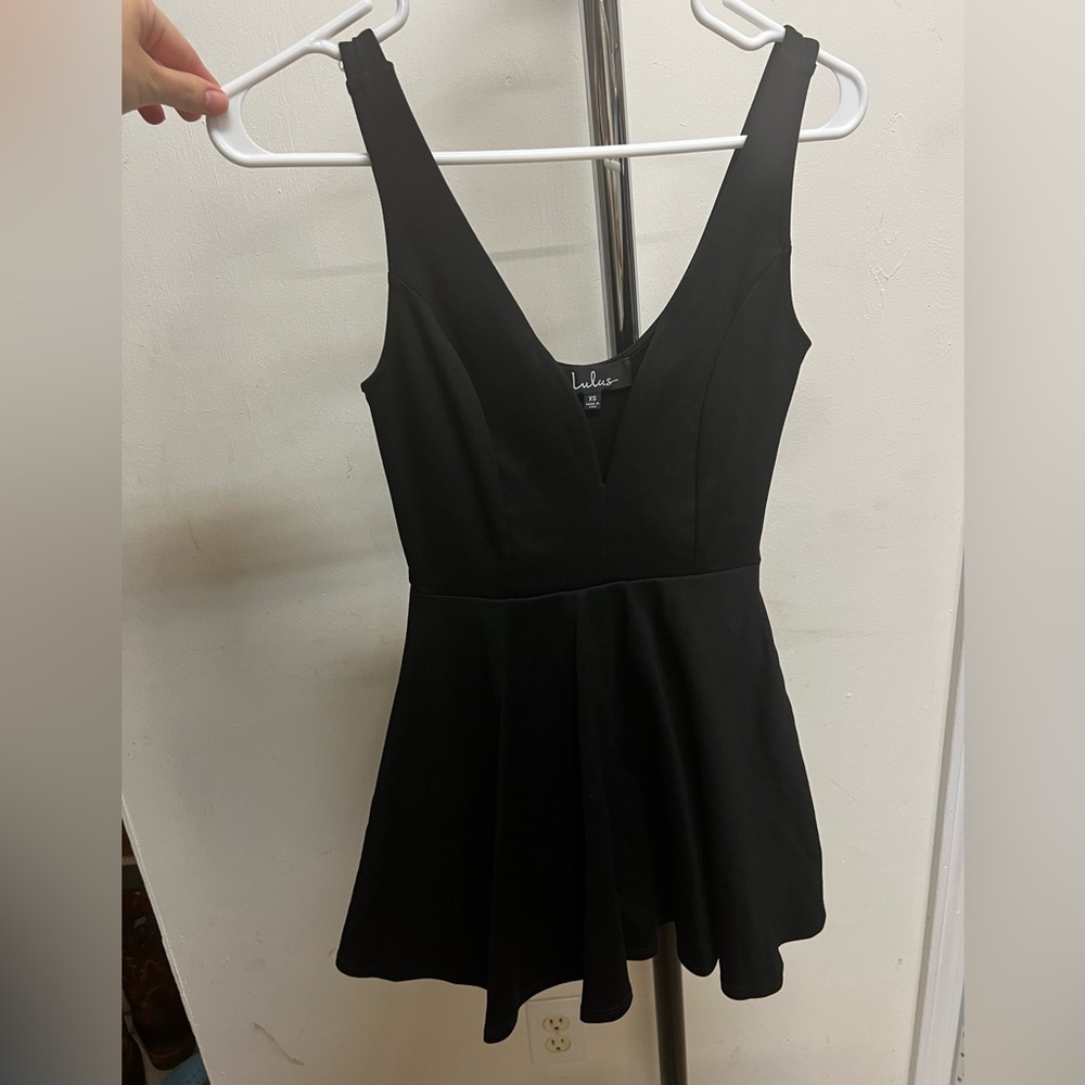 Lulus black shirt dress